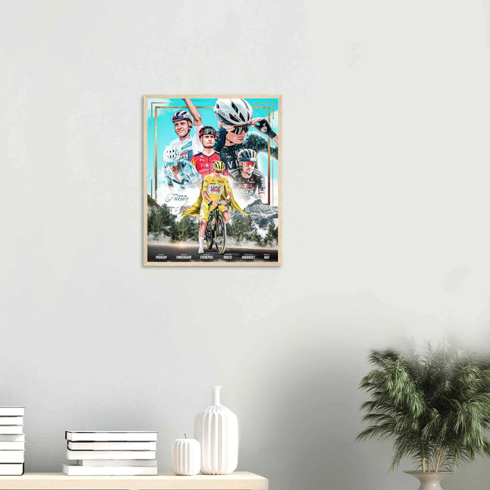 Poster Encadré - Tour De France 2025