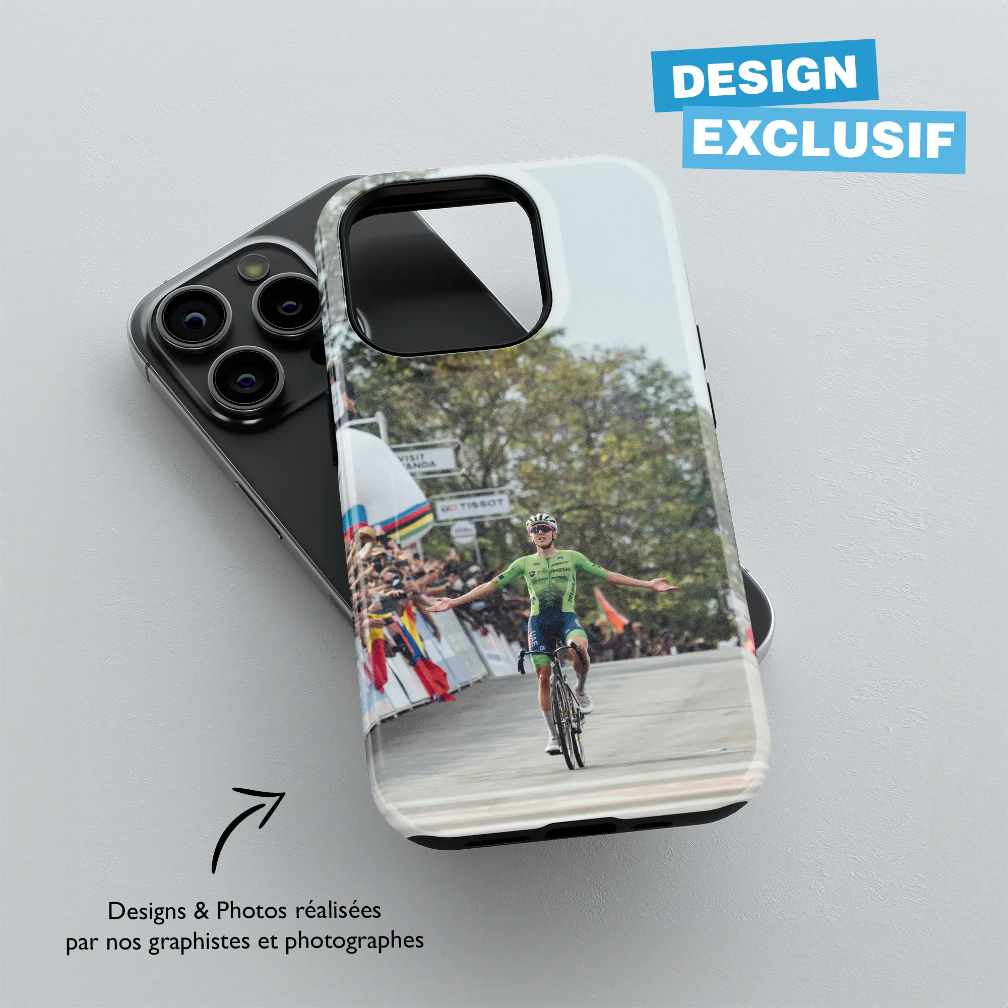 Coque - Tadej Pogacar (Champion du Monde 2025) - Obyke Studio