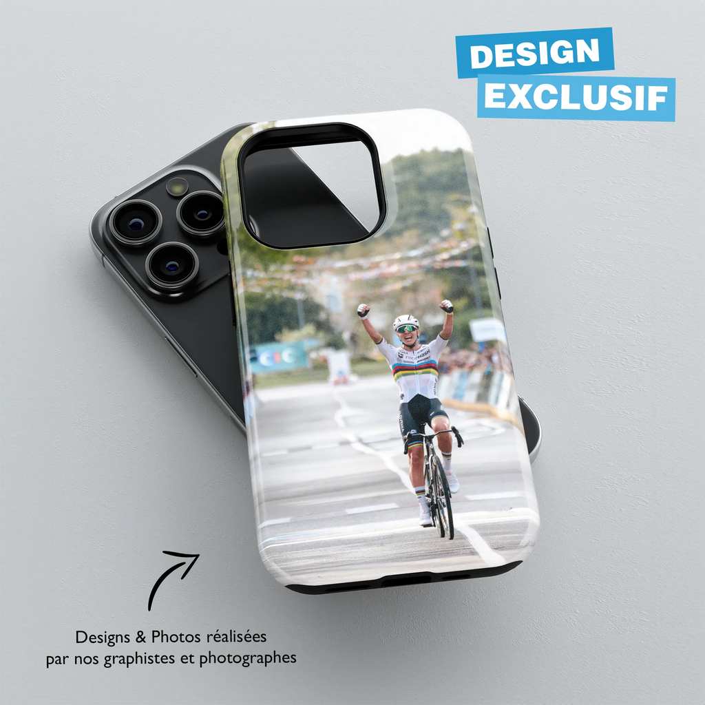 Coque ~ Pogacar Champion d'Europe 2025 - Obyke Studio