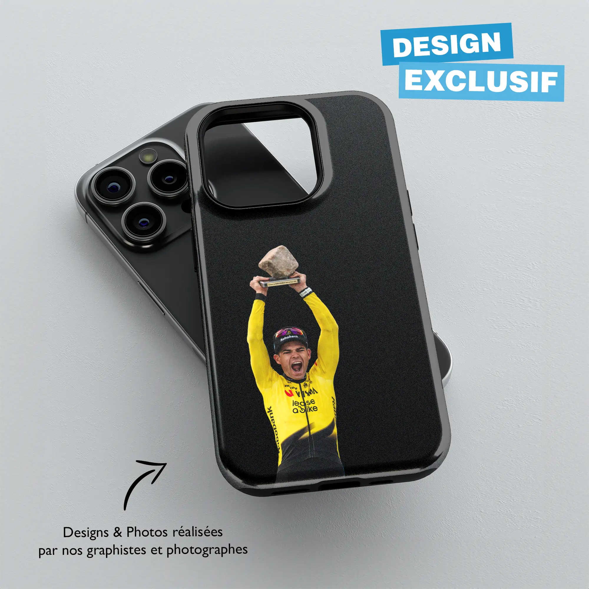 Coque - Wout Van Aert (Paris-Roubaix 2026) - Obyke Studio