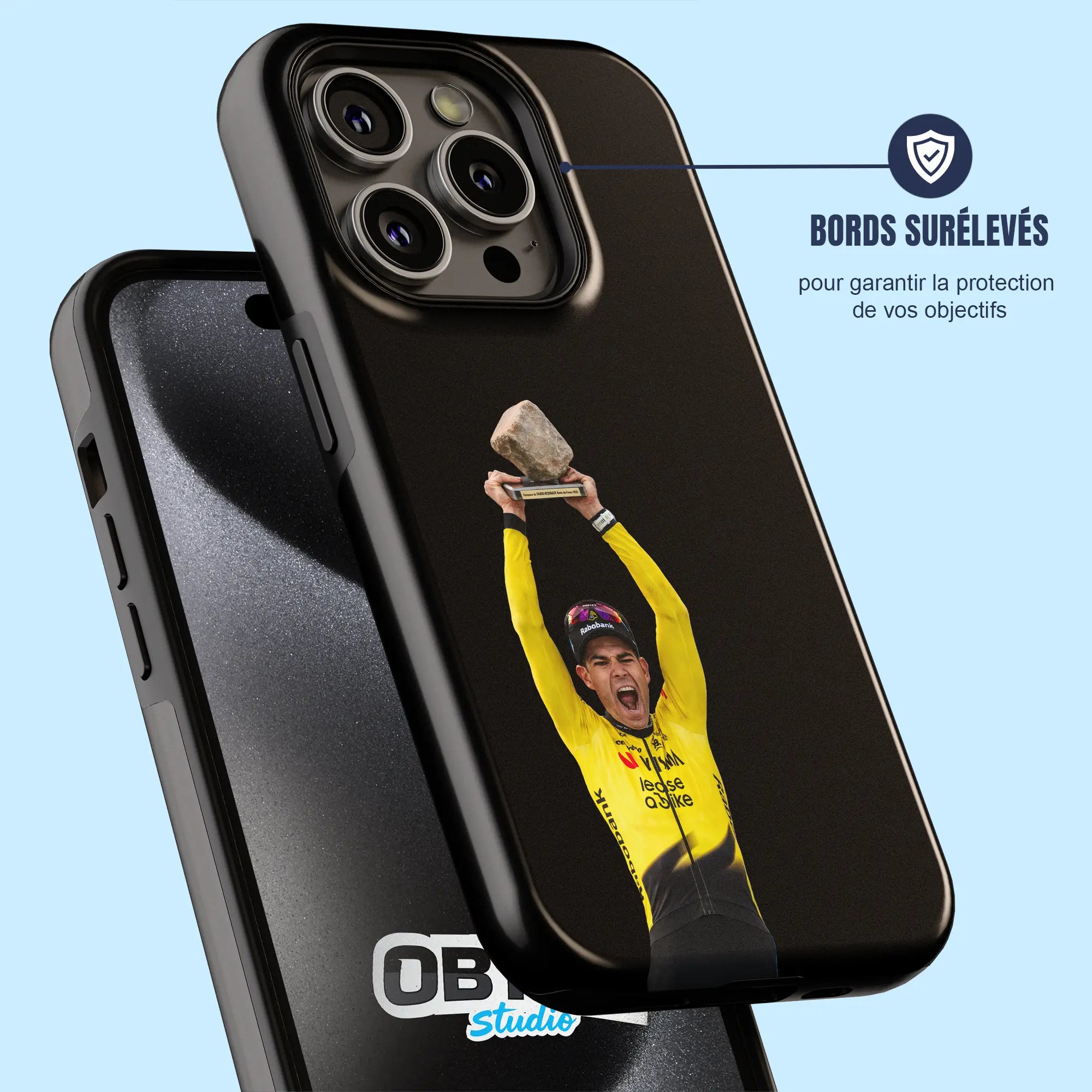 Coque - Wout Van Aert (Paris-Roubaix 2026) - Obyke Studio