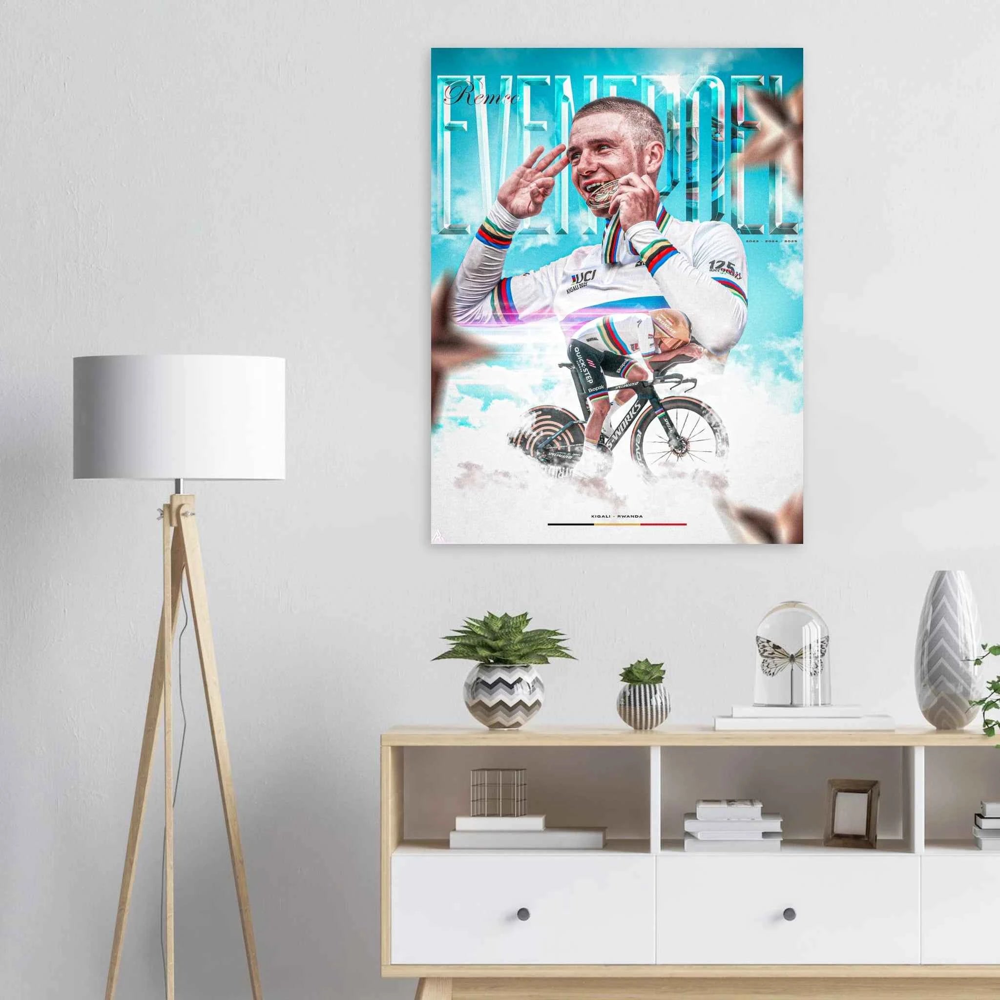 Affiche - Remco Evenepoel ( World Champ 2025 )