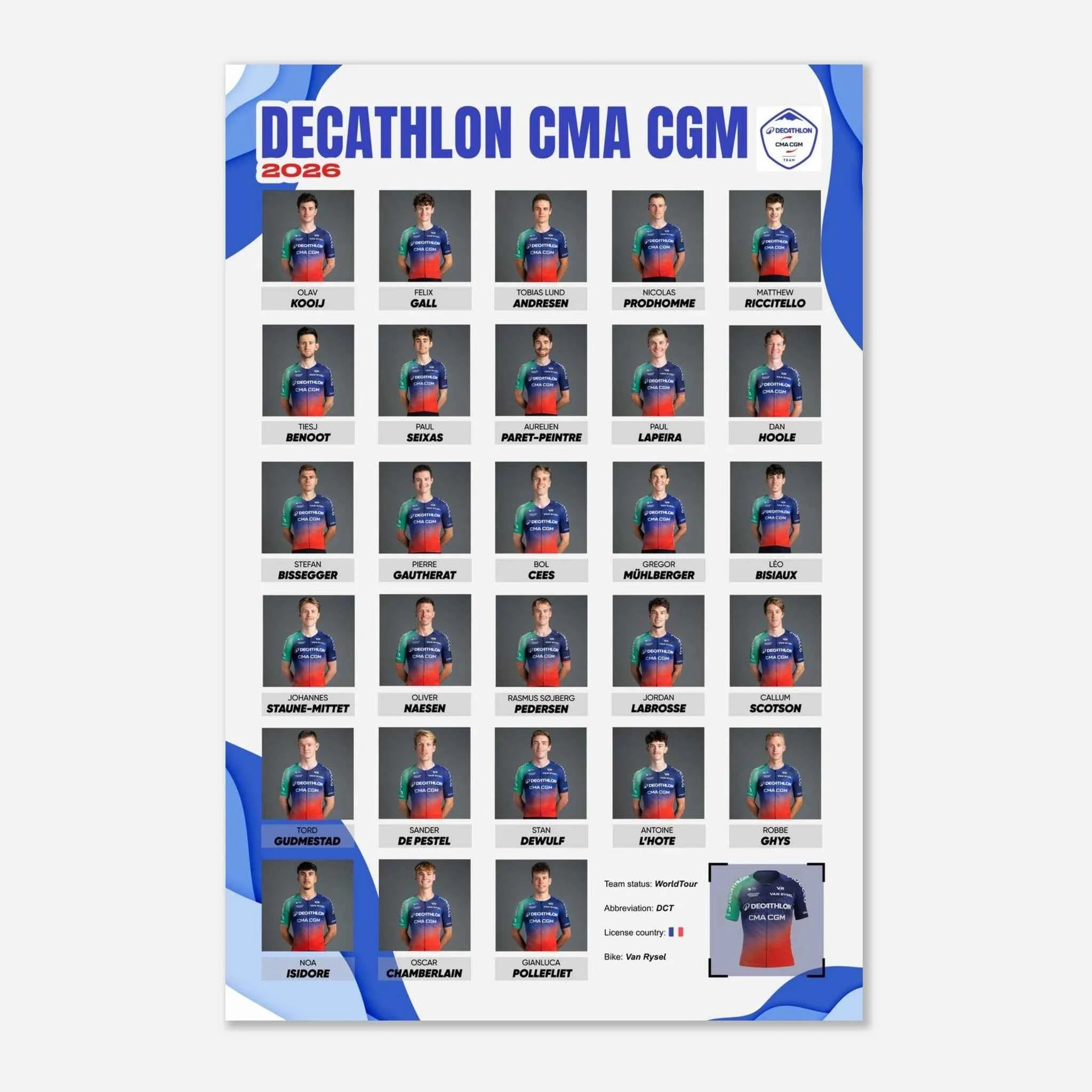 Affiche - Décathlon CMA CGM 2026