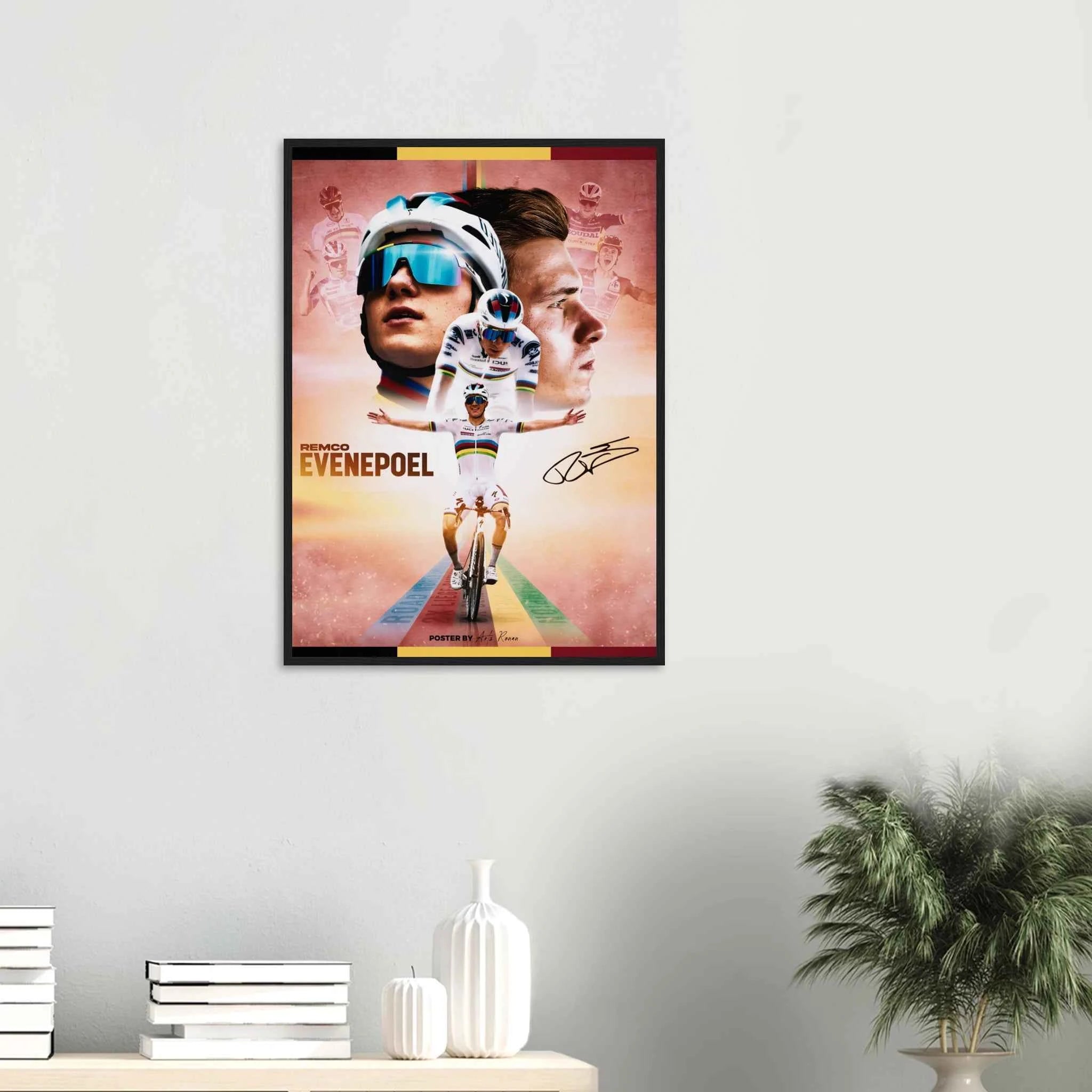 Poster Encadré - Remco Evenepoel