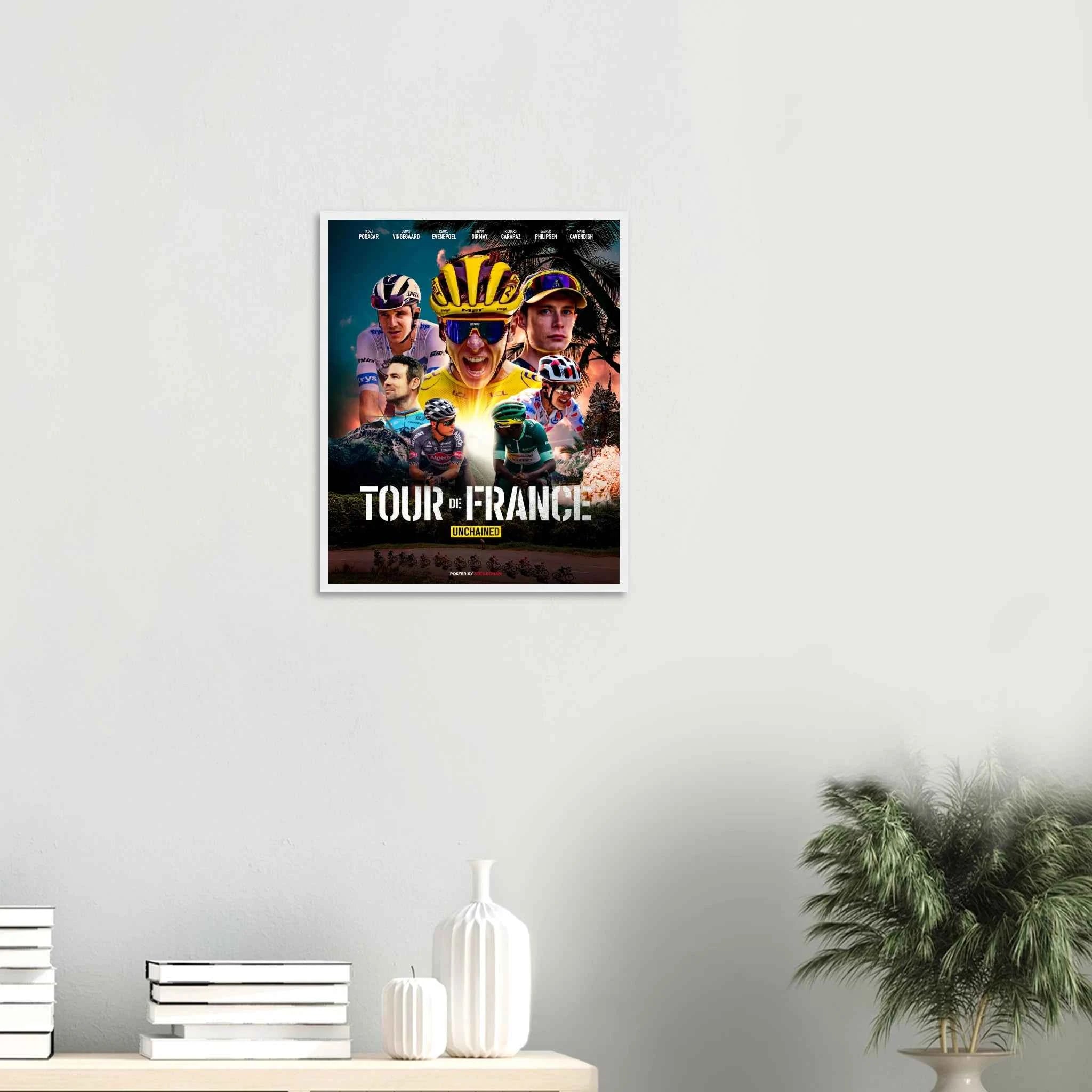 Poster Encadré - Série Netflix Tour de France 2024