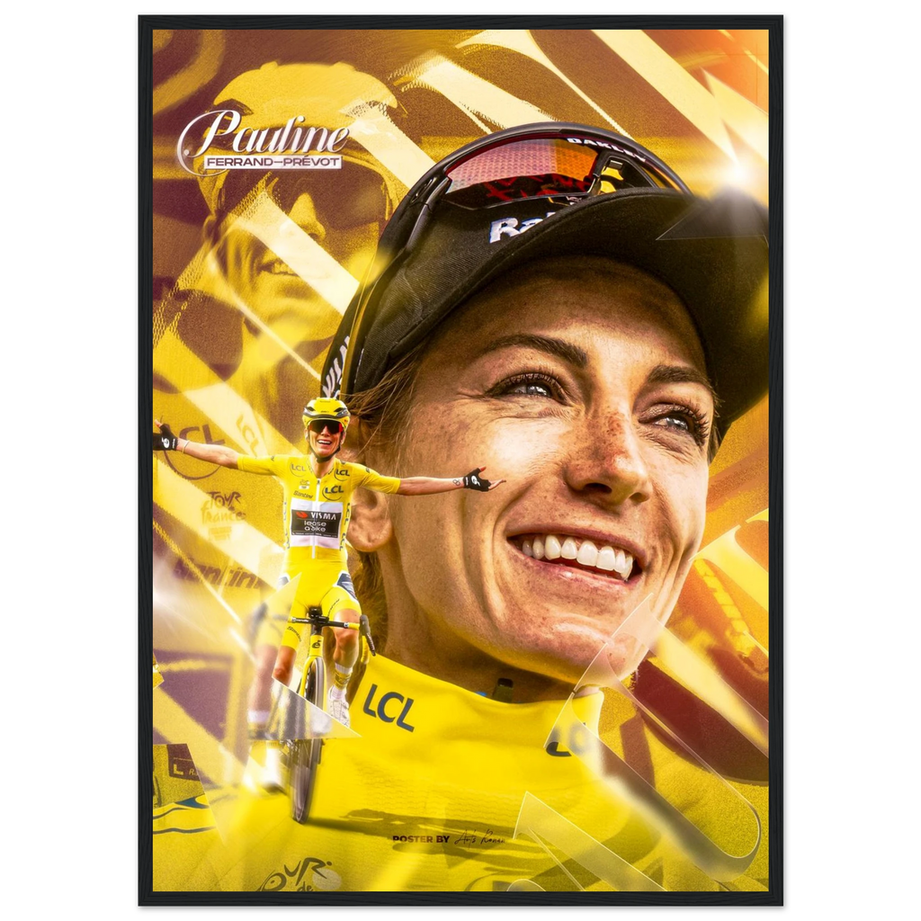 Poster Encadré - Pauline Ferrand Prévot - Obyke Studio