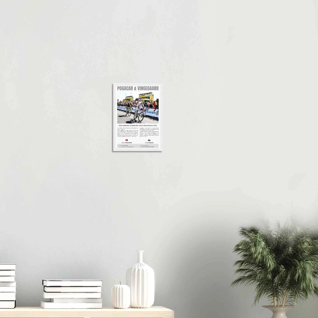 Poster Encadré - Pogacar & Vingegaard