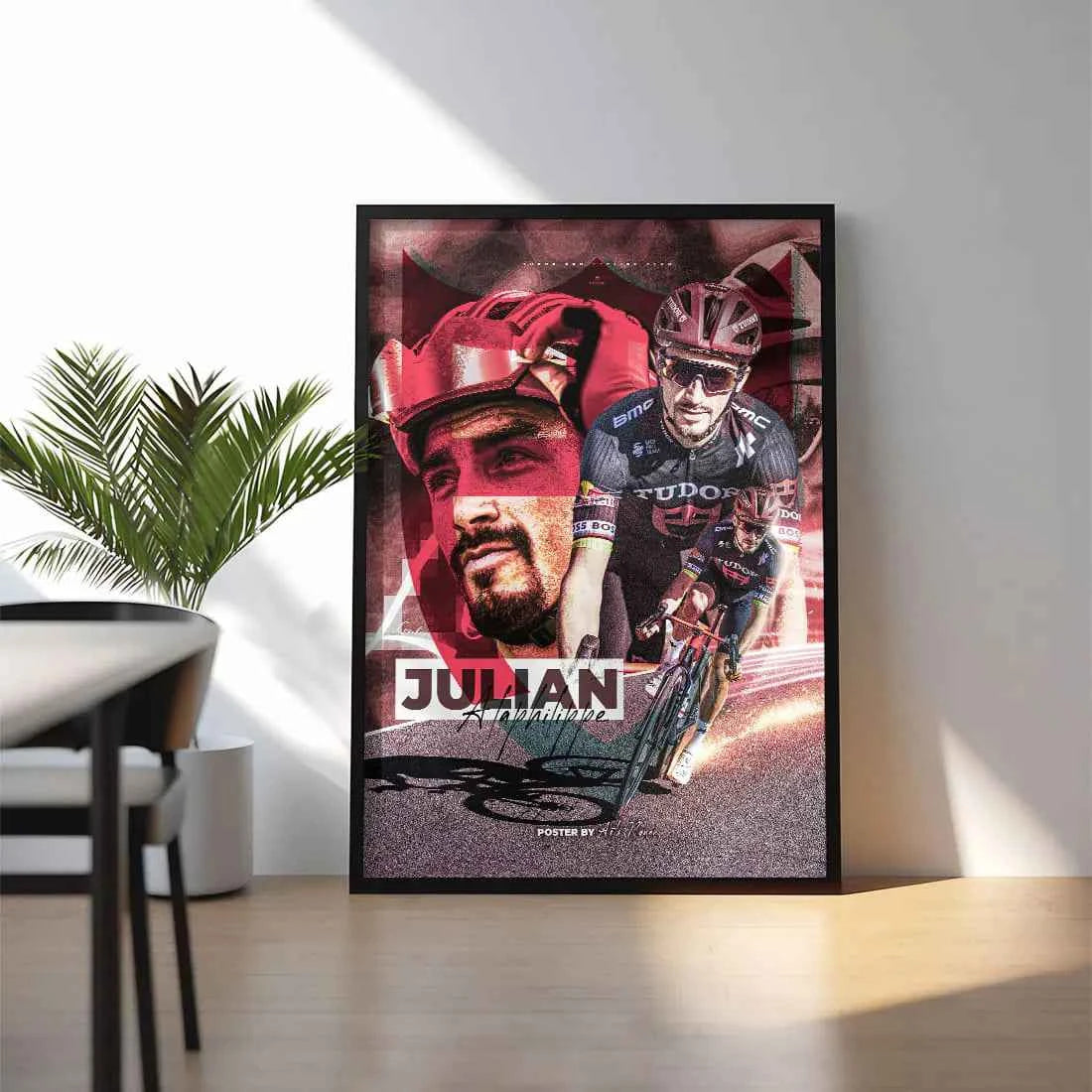 Poster Encadré - Julian Alaphilippe ( Tudor Pro Cycling Team )