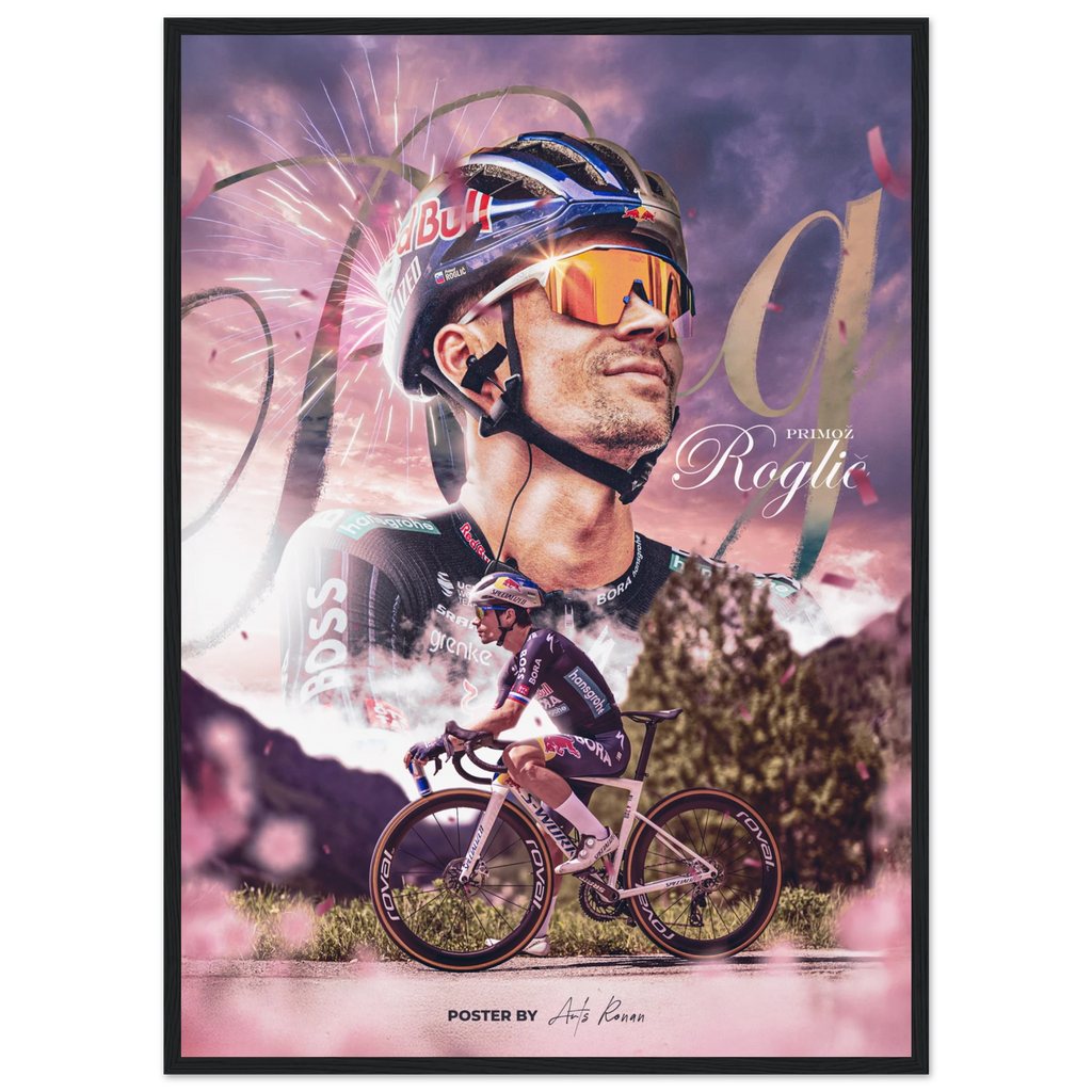 Poster Encadré - Primoz Roglic - Obyke Studio