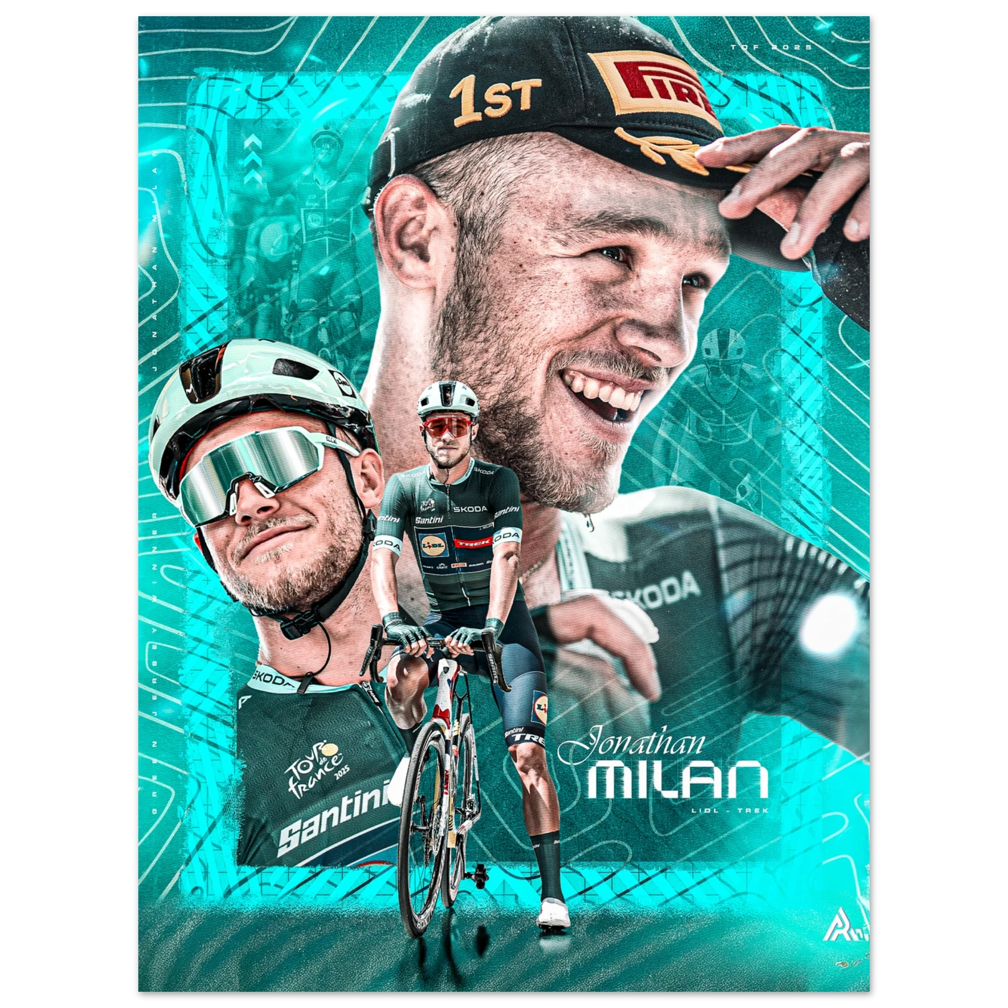 Affiche - Jonathan Milan ( Tour de France 2025 )