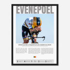 Poster encadré - Remco Evenepoel
