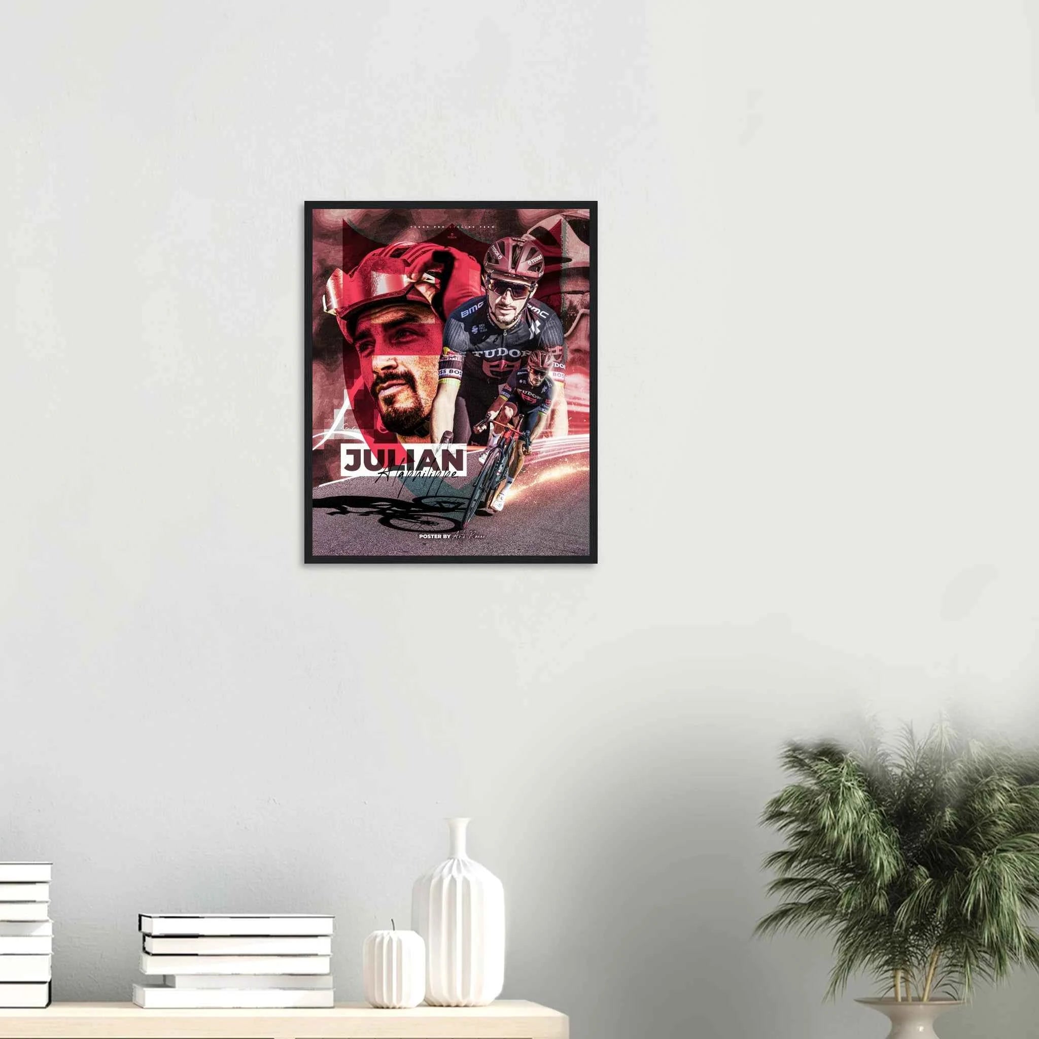 Poster Encadré - Julian Alaphilippe ( Tudor Pro Cycling Team )
