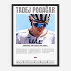 Poster encadré - Tadej Pogacar