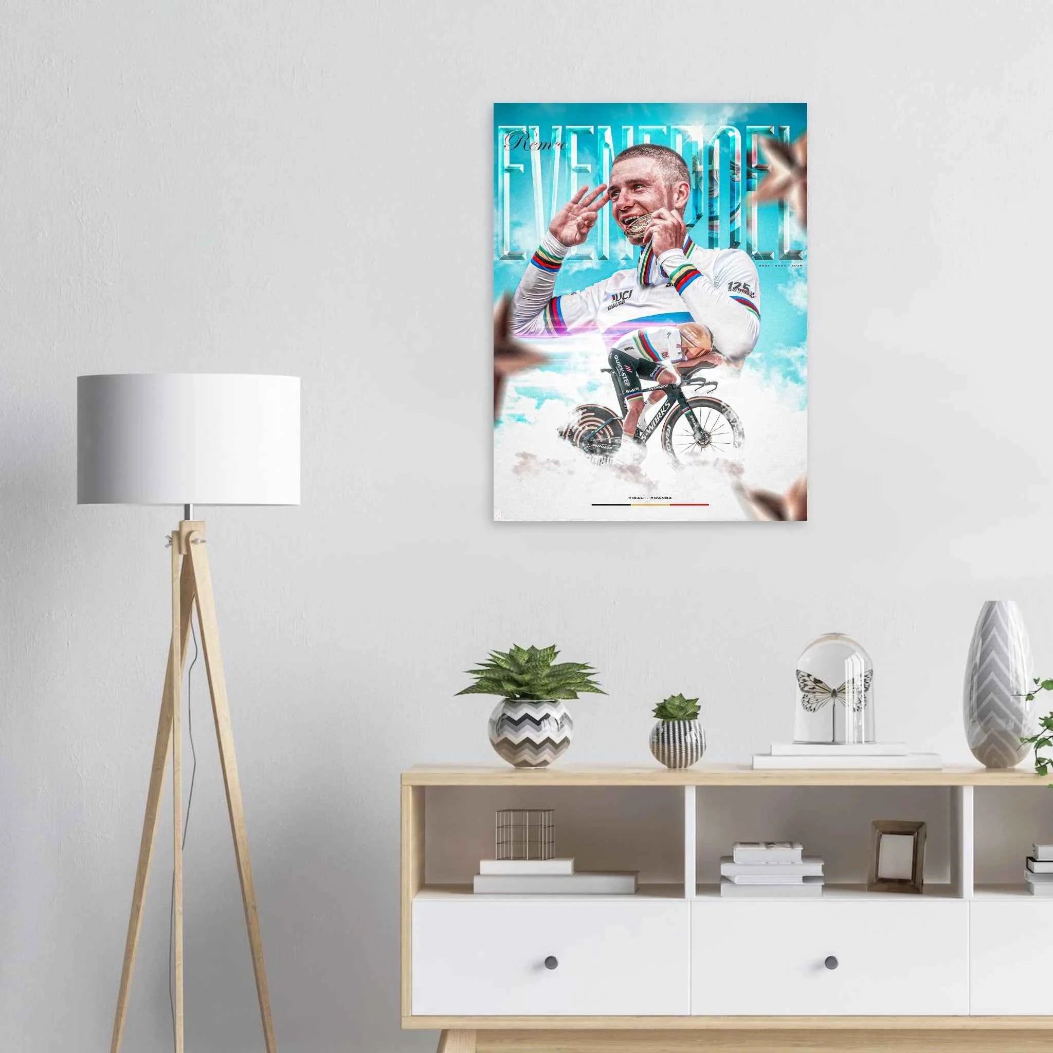 Affiche - Remco Evenepoel ( World Champ 2025 )