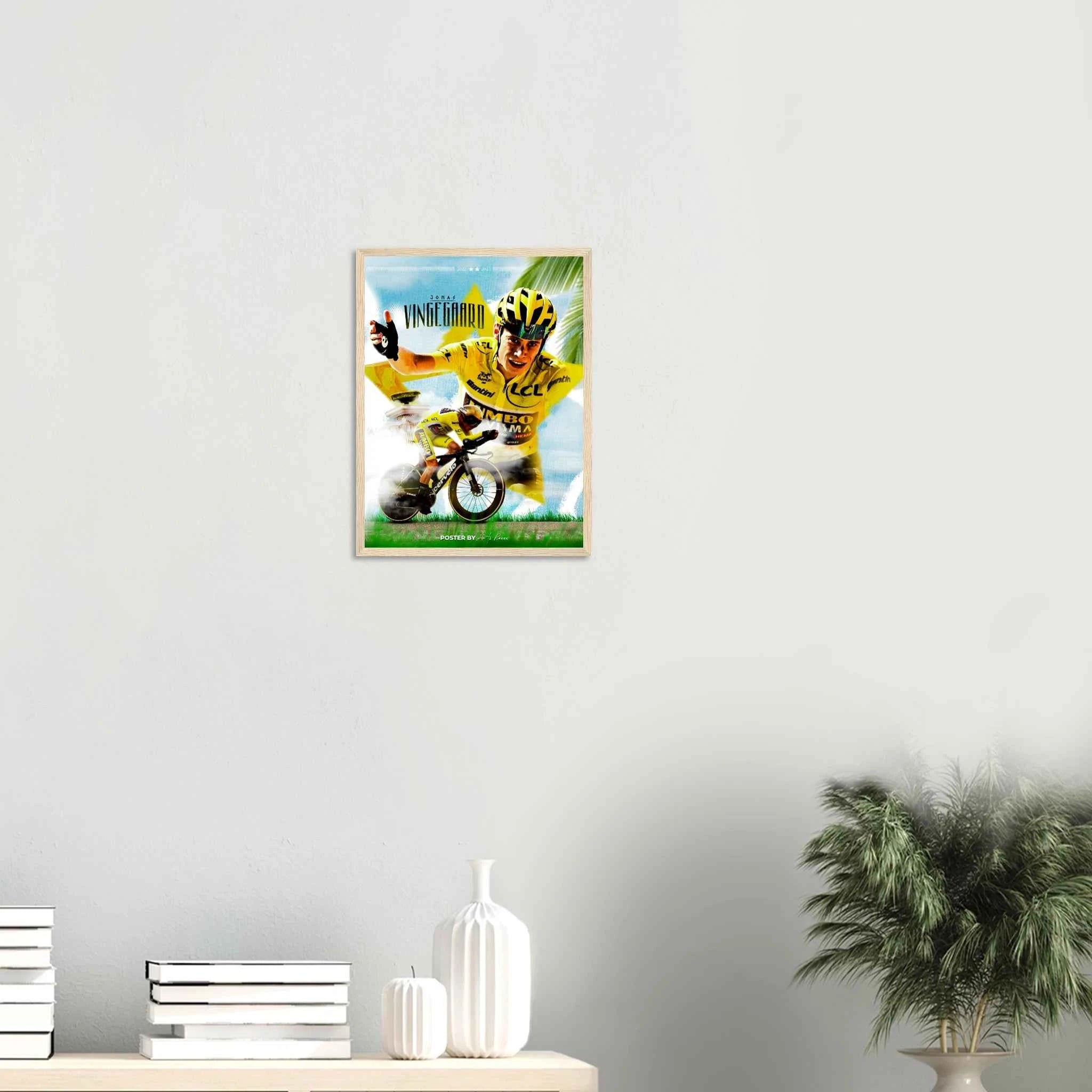 Poster Encadré - Jonas Vingegaard ( Tour de France 2023 )