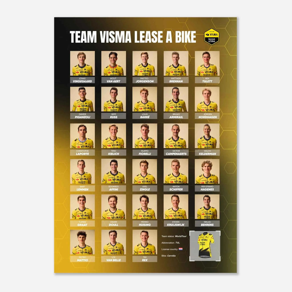 Affiche - Team Visma Lease a Bike 2026