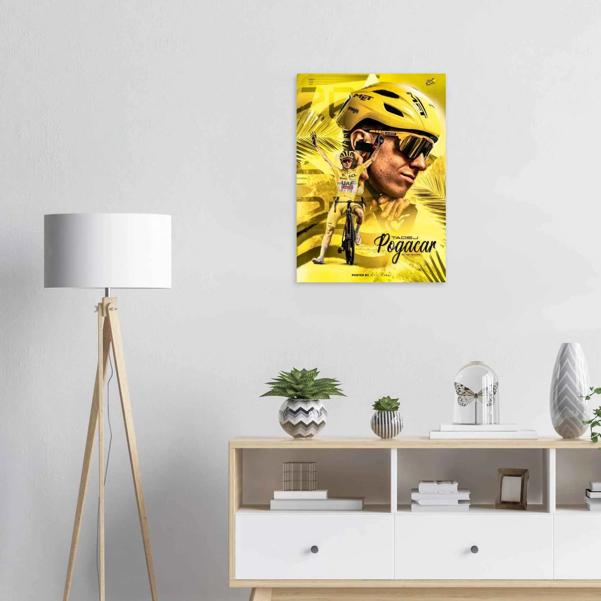 Affiche - Tadej Pogacar ( TDF 2024 )