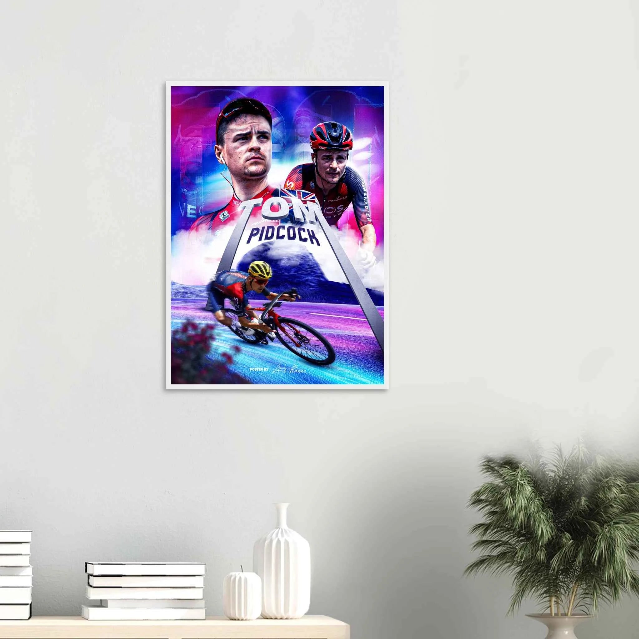 Poster Encadré - Tom Pidcock