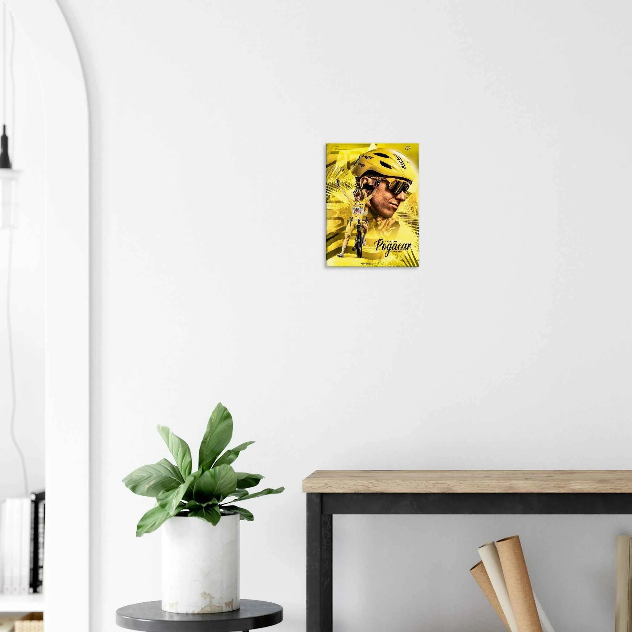 Toile - Tadej Pogacar ( Édition Maillot Jaune )