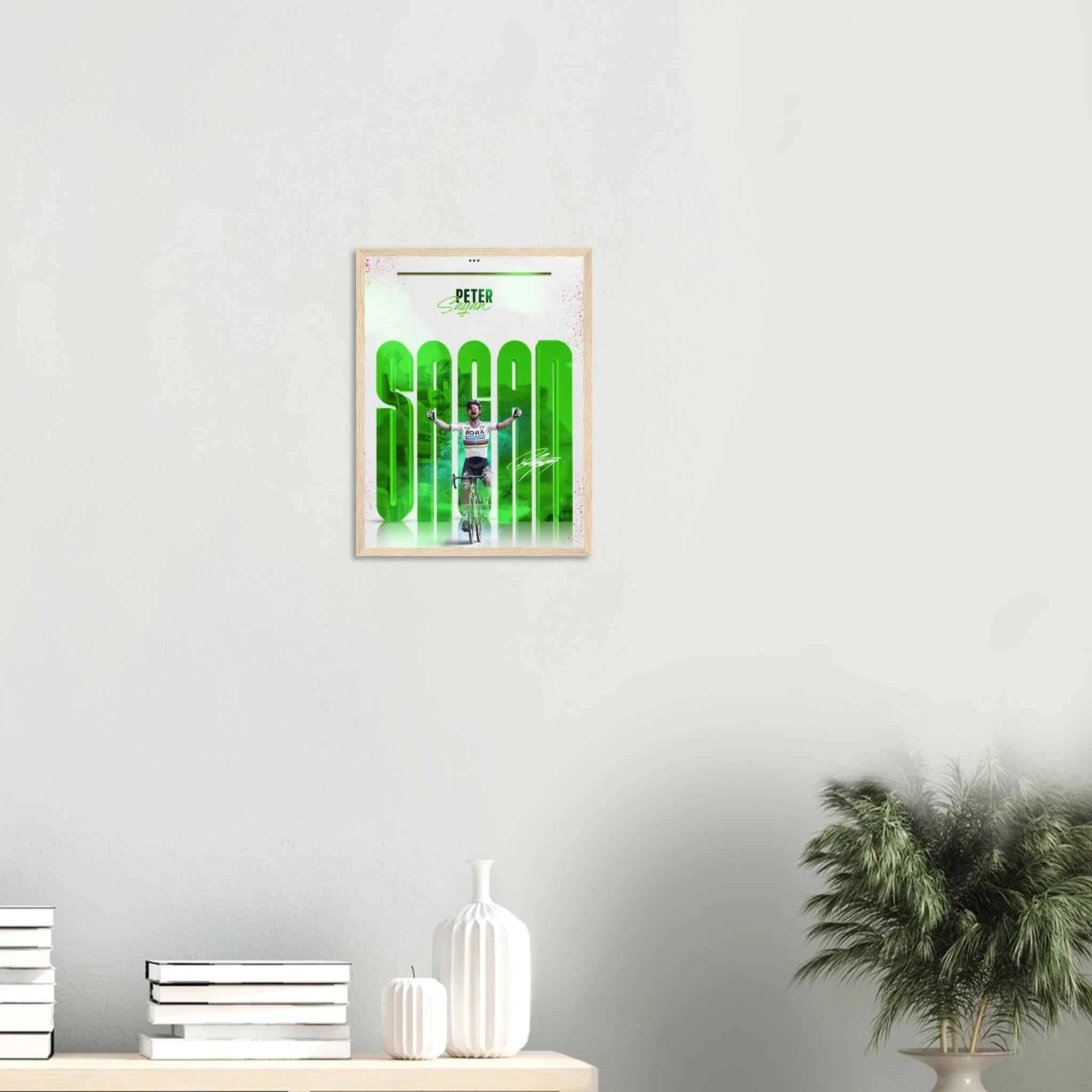 Poster Encadré - Peter Sagan (édition Arc-En-Ciel 🌈)