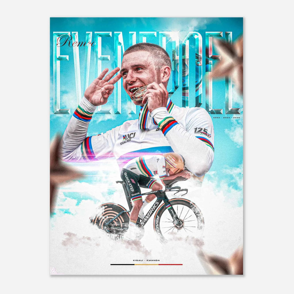 Affiche - Remco Evenepoel ( World Champ 2025 )