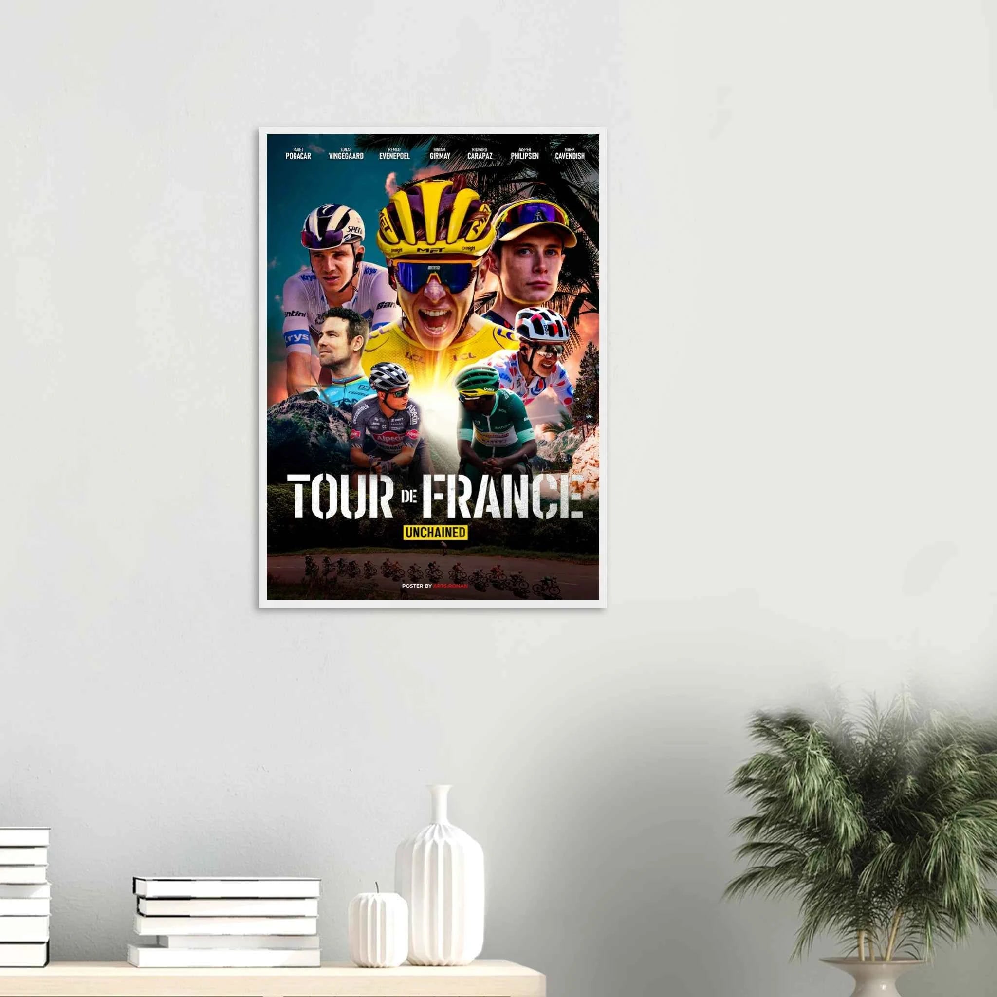 Poster Encadré - Série Netflix Tour de France 2024