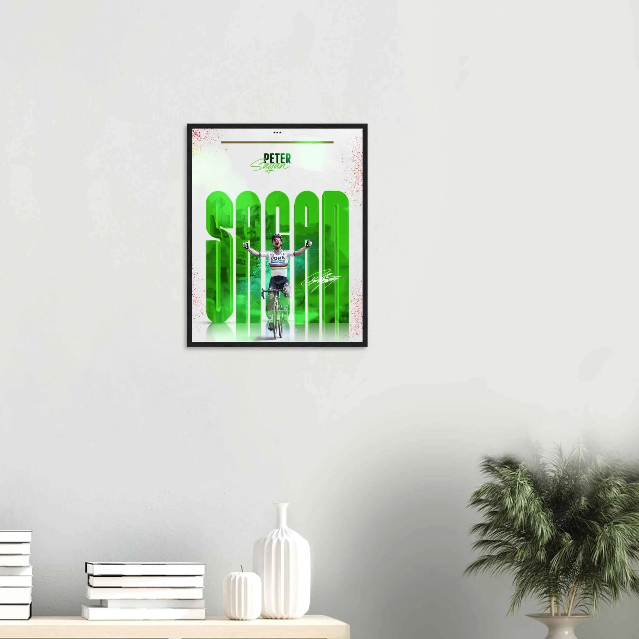 Poster Encadré - Peter Sagan (édition Arc-En-Ciel 🌈)