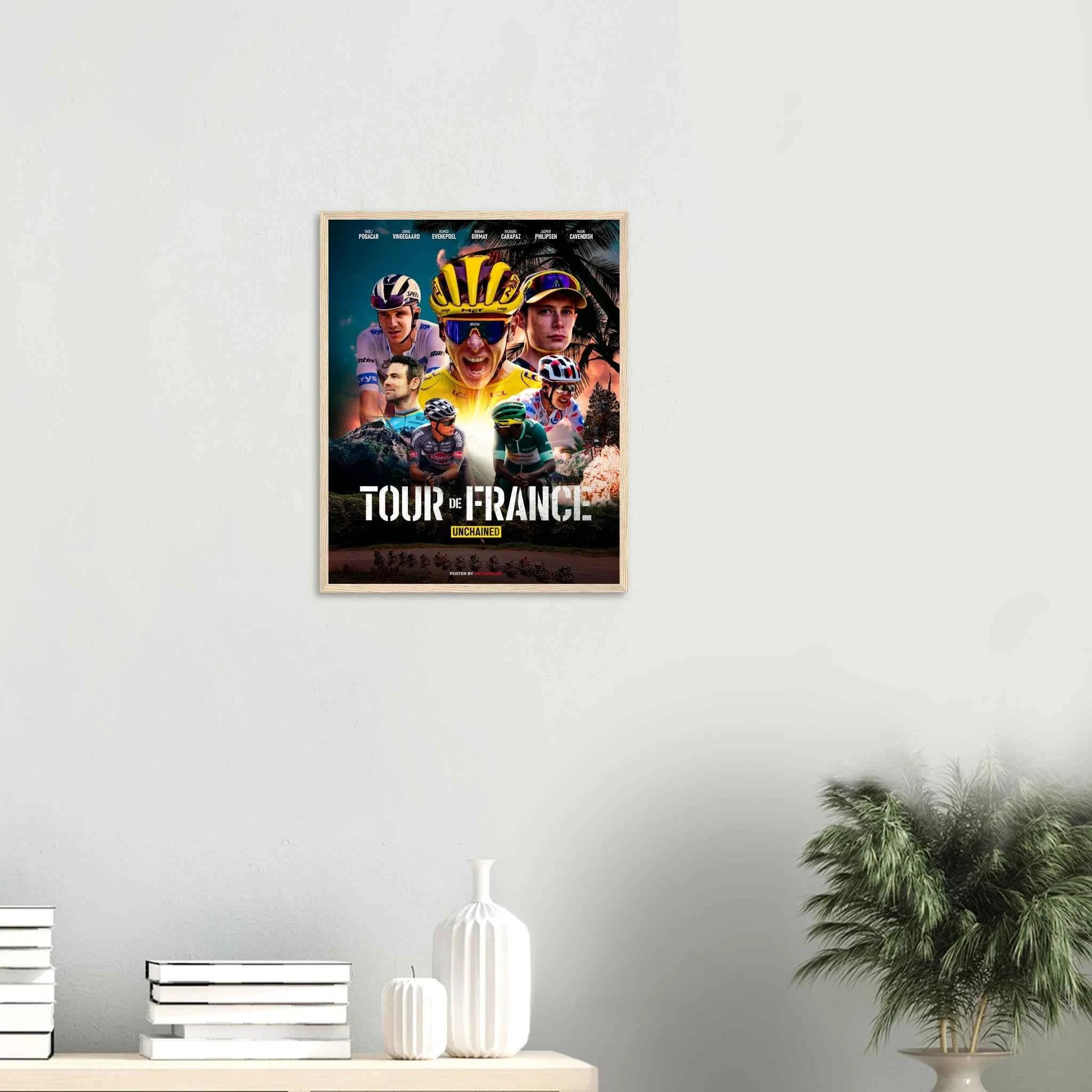 Poster Encadré - Série Netflix Tour de France 2024