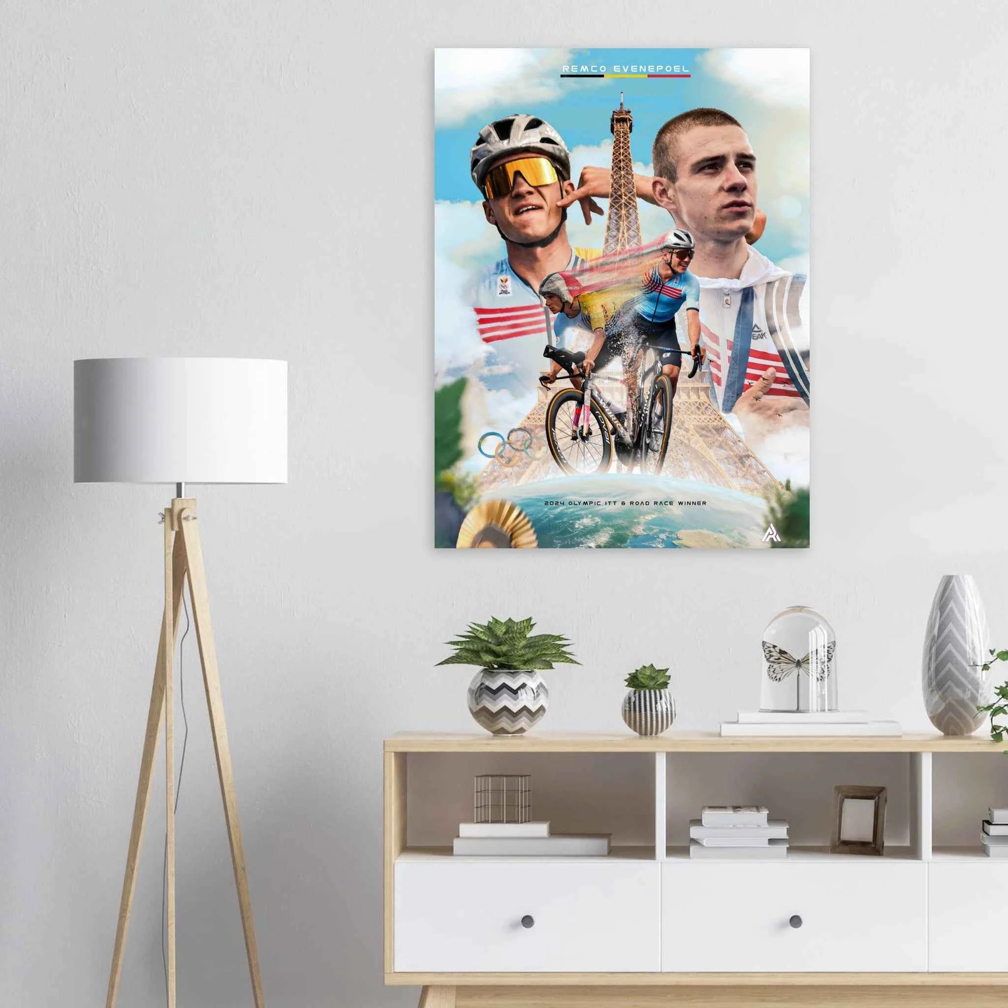 Affiche - Remco Evenepoel ( JO Paris 2024 )