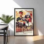 Poster Encadré - Arnaud De Lie  ( Champion de Belgique 2024 )