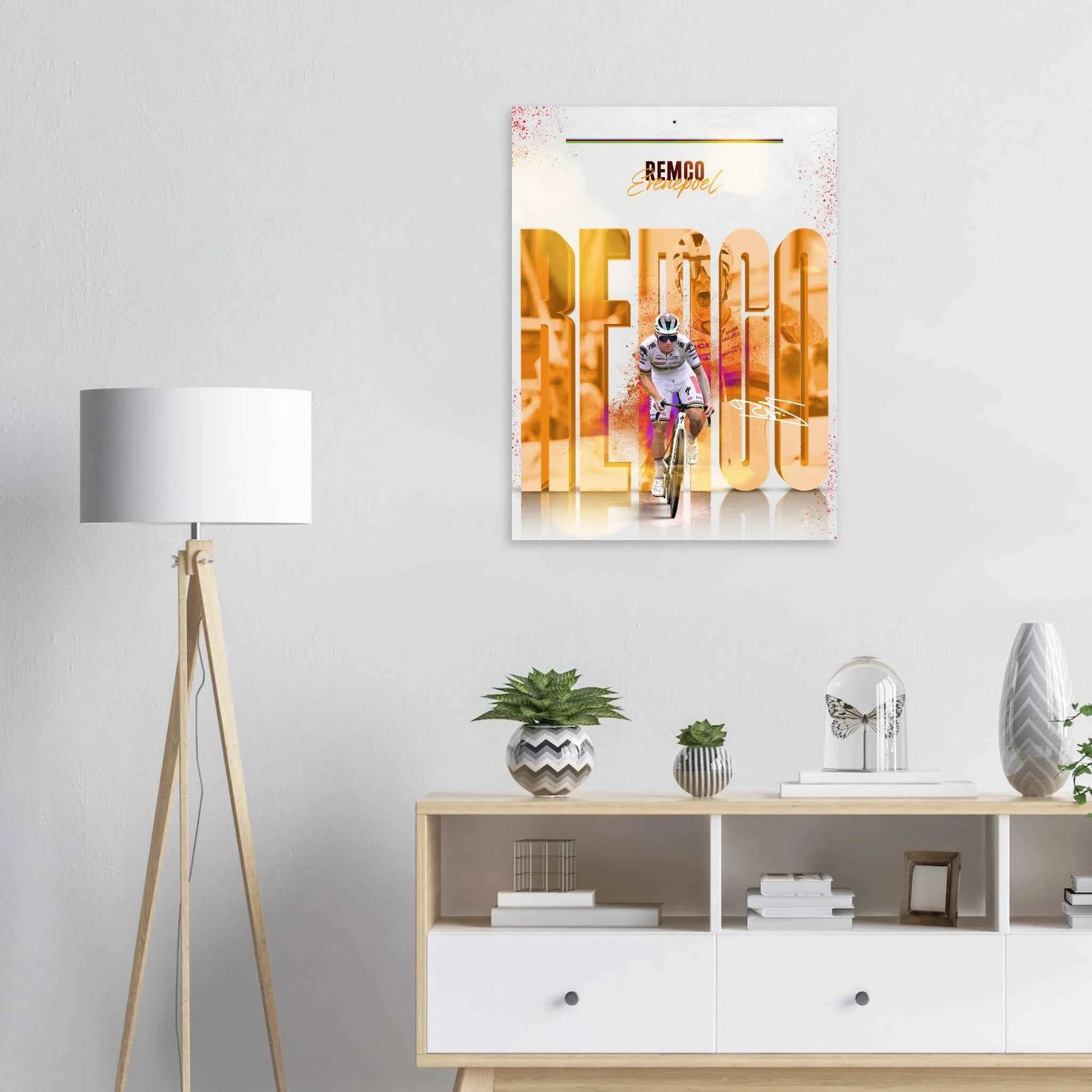 Affiche - Remco Evenepoel ( Édition Arc-En-Ciel 🌈 )