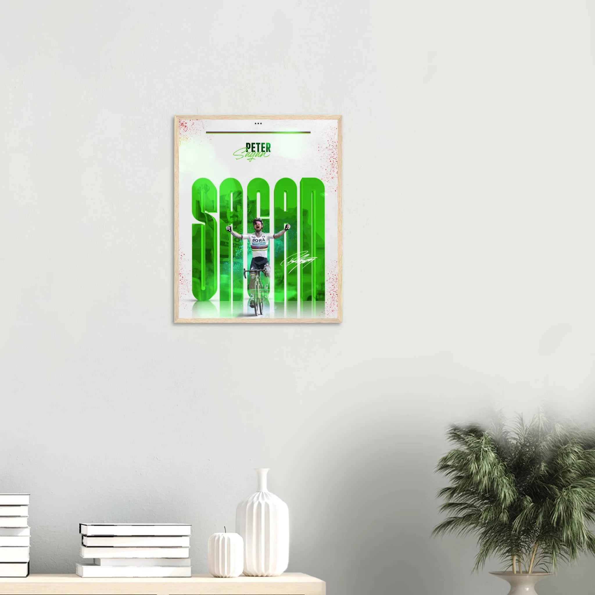 Poster Encadré - Peter Sagan (édition Arc-En-Ciel 🌈)