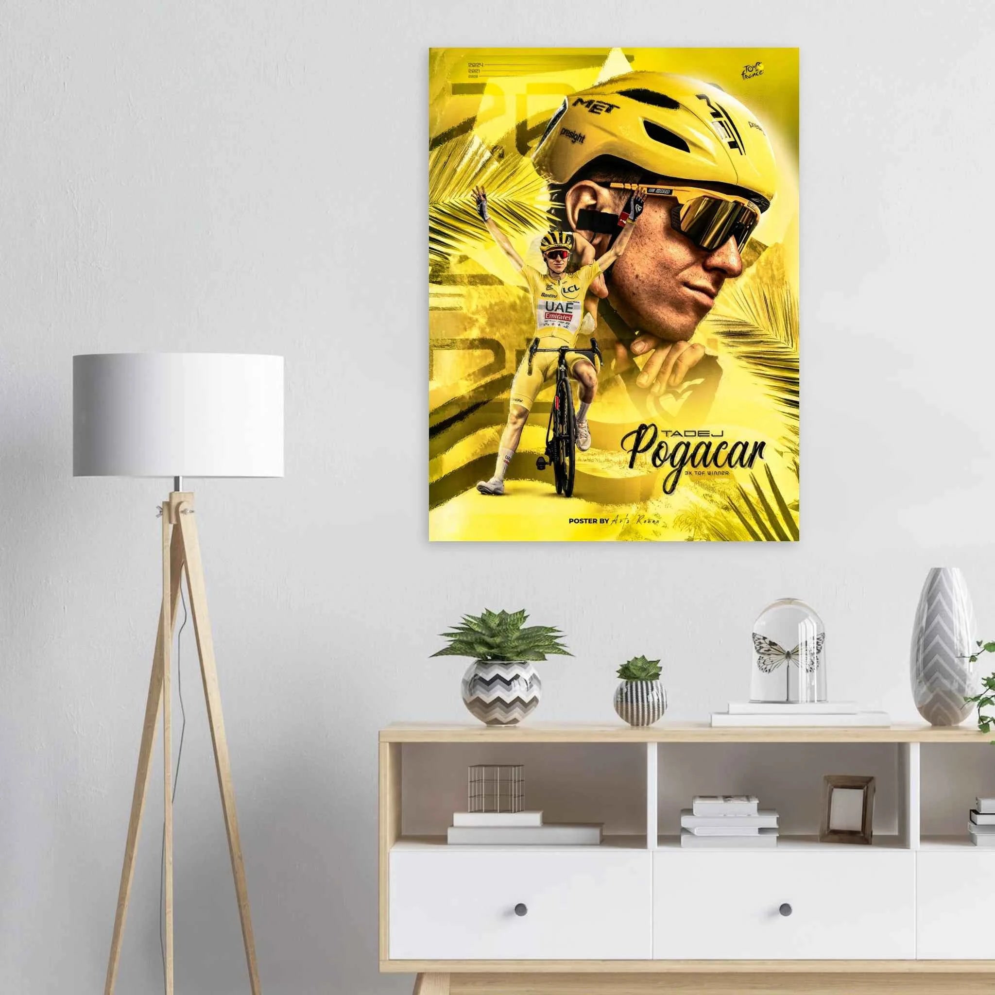 Affiche - Tadej Pogacar ( TDF 2024 )