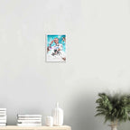 Poster Encadré - Remco Evenepoel ( Édition champion du Monde CLM 2025 )