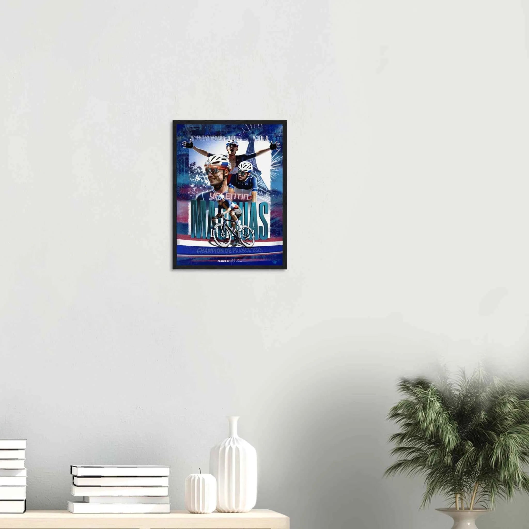Poster Encadré - Valentin Madouas ( Champion de France 2023 )