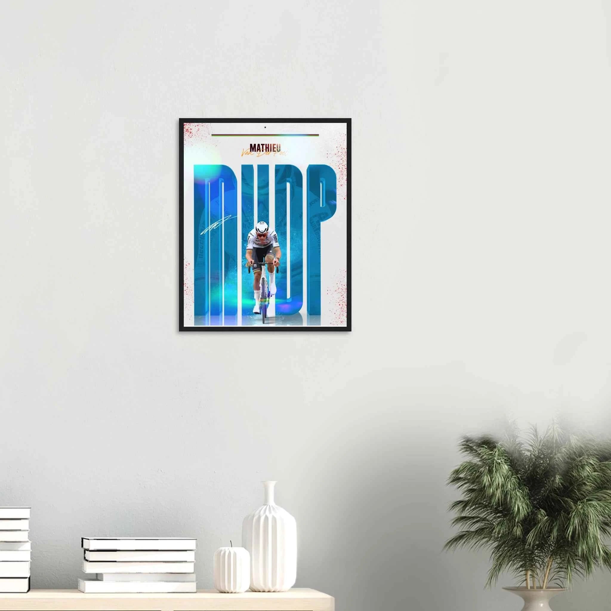 Poster Encadré - Mathieu Van Der Poel ( Édition Arc-En-Ciel🌈 )