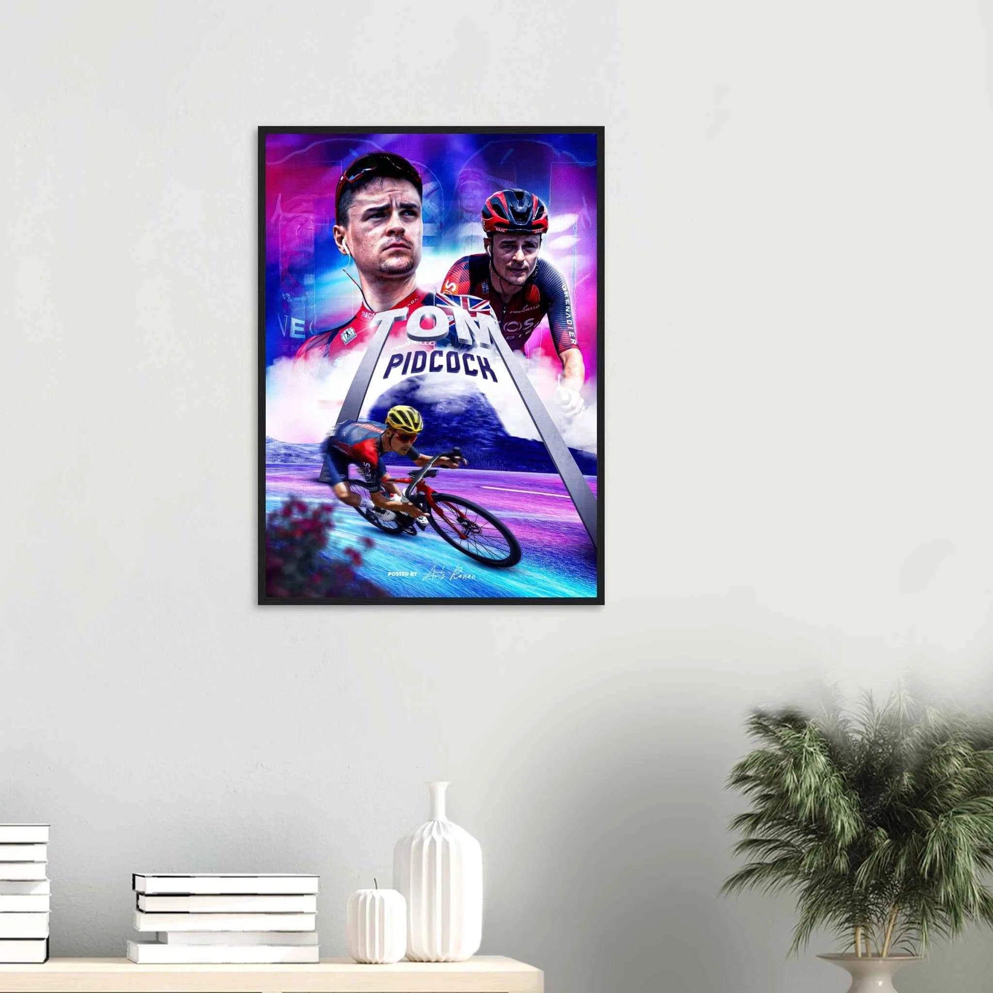 Poster Encadré - Tom Pidcock
