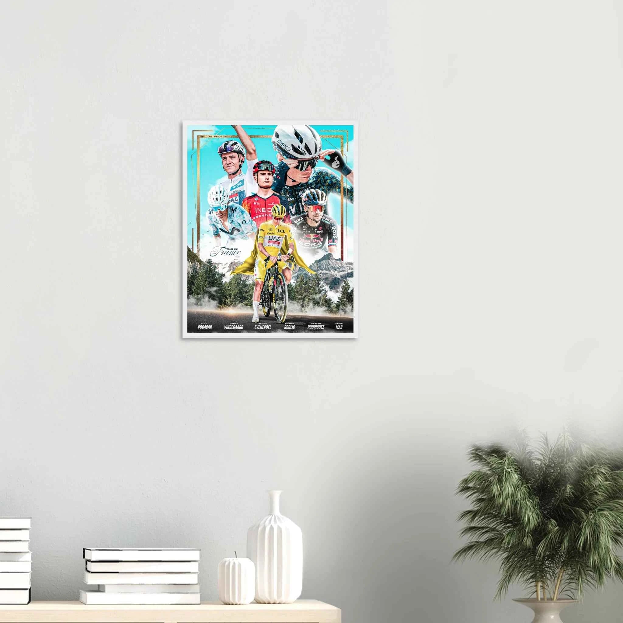 Poster Encadré - Tour De France 2025