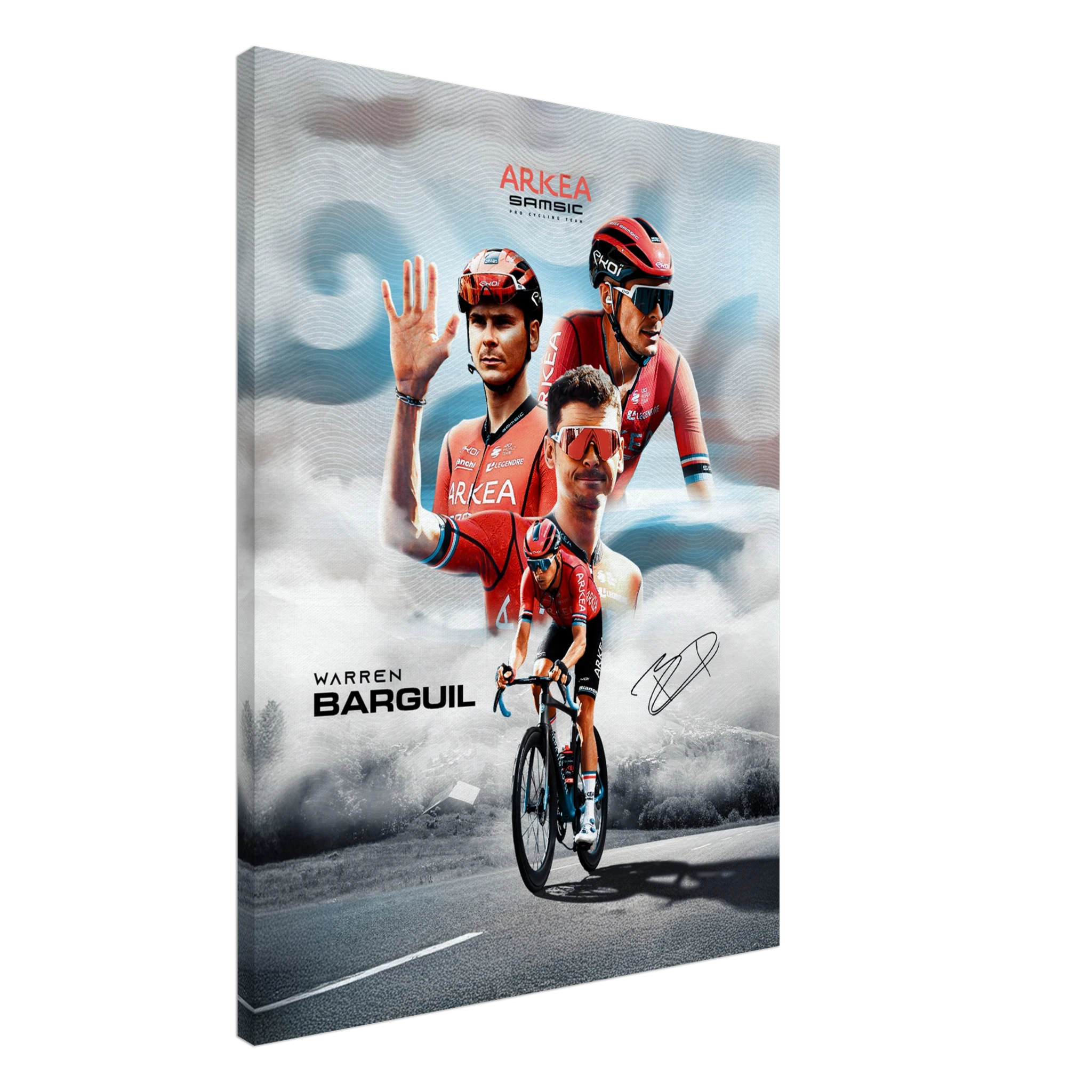 Toile - Warren Barguil - Obyke Studio