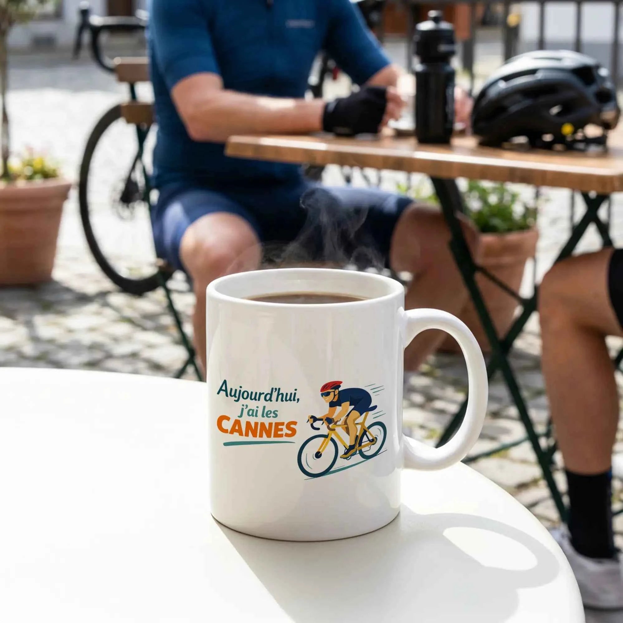 Mug "Aujourd'hui, j'ai les cannes"