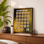 Poster  encadré - Team Visma Lease a Bike 2026 - Obyke Studio