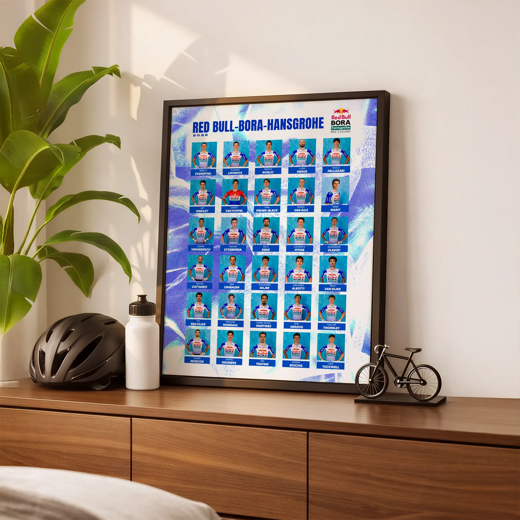 Poster Encadré - Team RedBull-Bora-Hansgrohe 2026