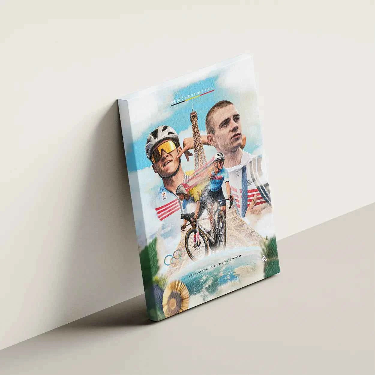 Toile - Remco Evenepoel Champion Olympique 2024