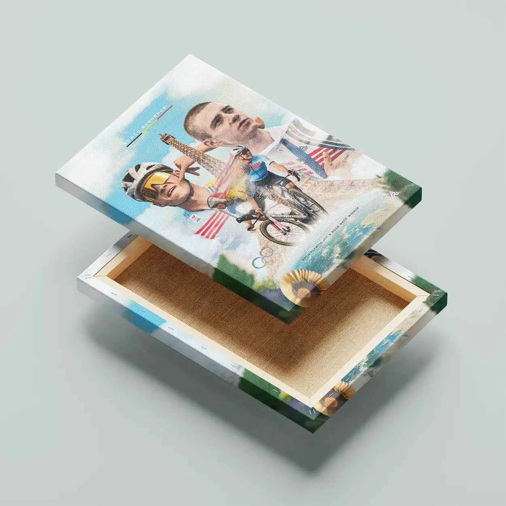 Toile - Remco Evenepoel Champion Olympique 2024