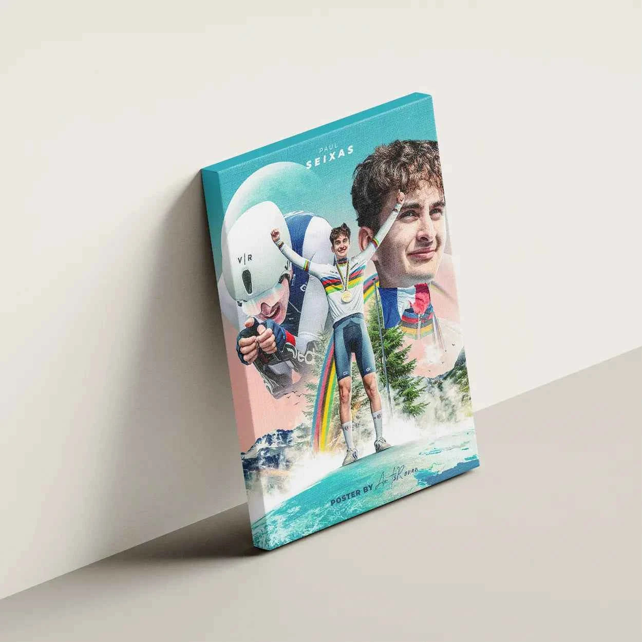 Toile - Paul Seixas (Champion du Monde CLM Junior)