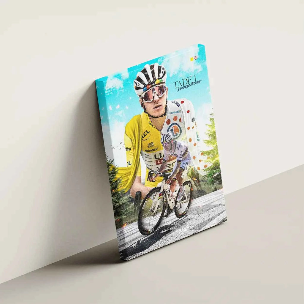 Toile - Tadej Pogacar (Édition TDF 2025)
