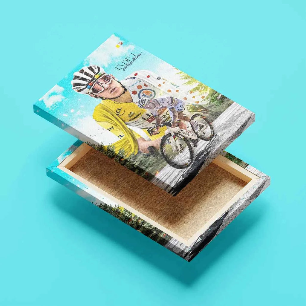 Toile - Tadej Pogacar (Édition TDF 2025)