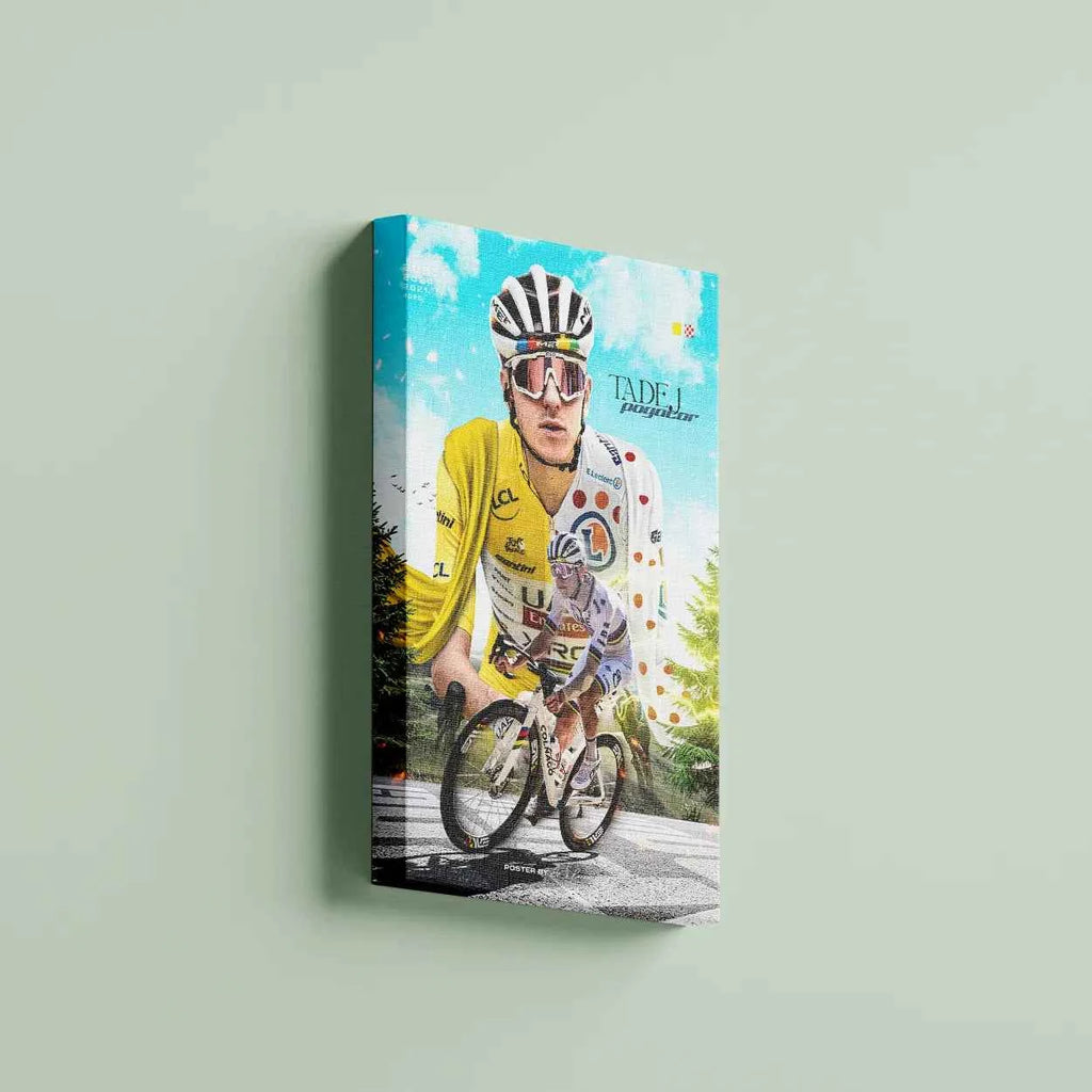Toile - Tadej Pogacar (Édition TDF 2025)