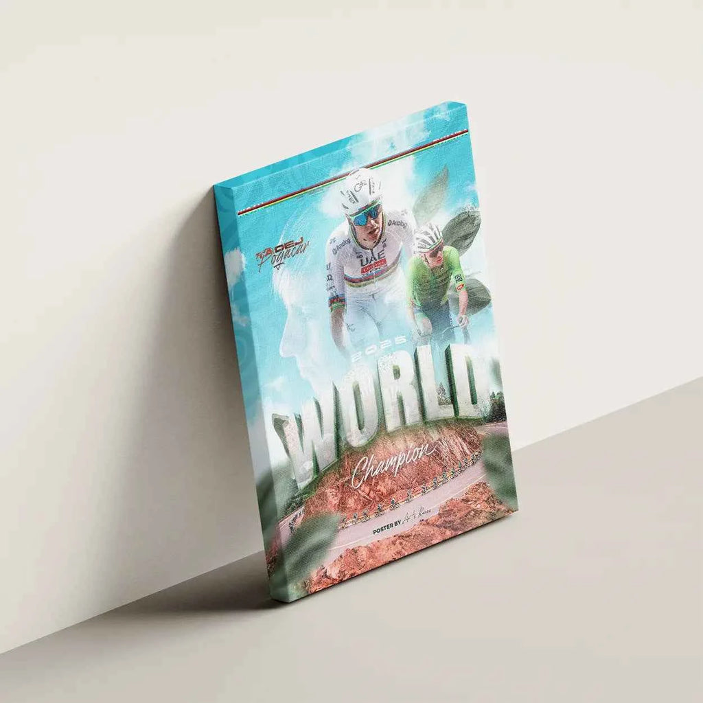 Toile - Tadej Pogacar World Champion 2025