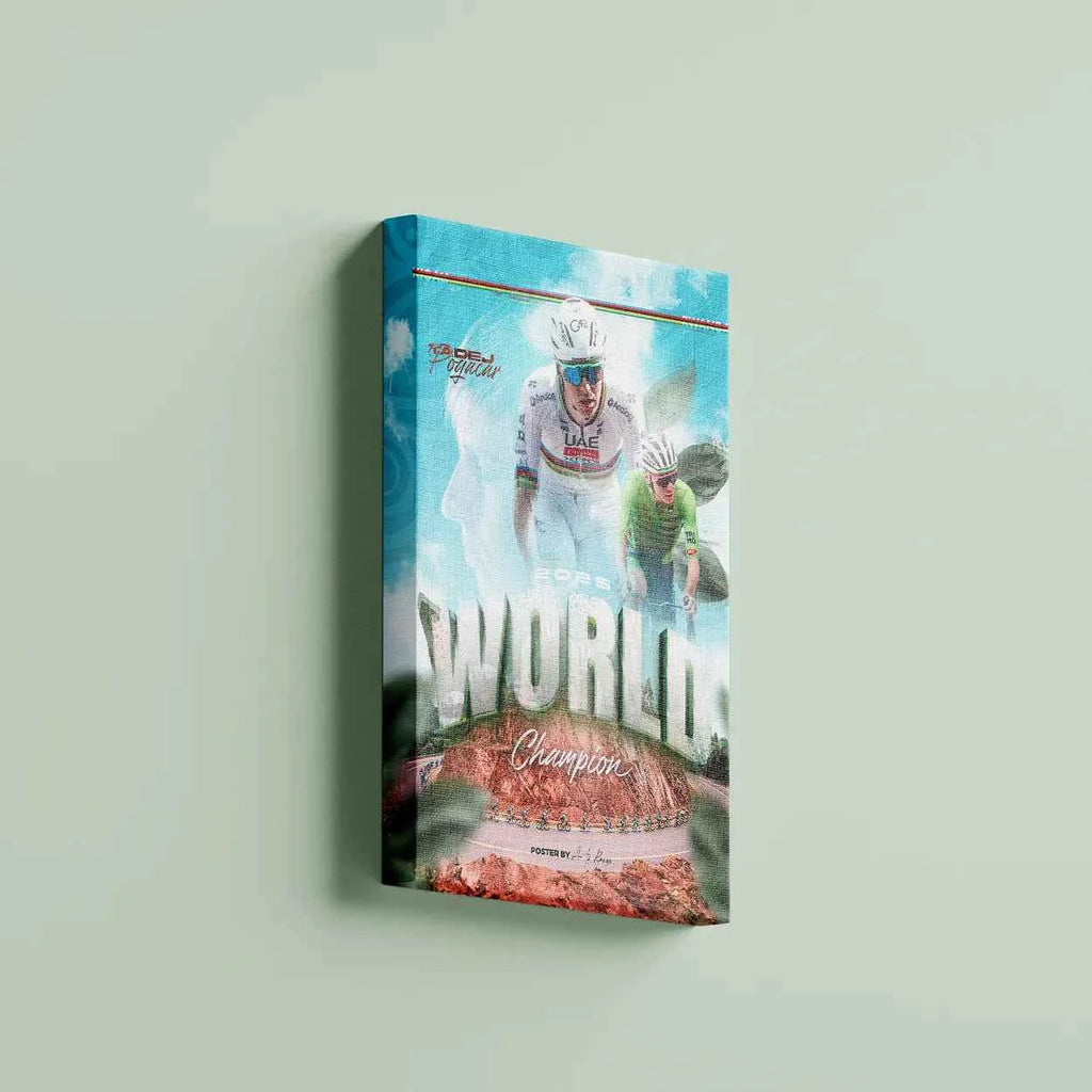 Toile - Tadej Pogacar World Champion 2025